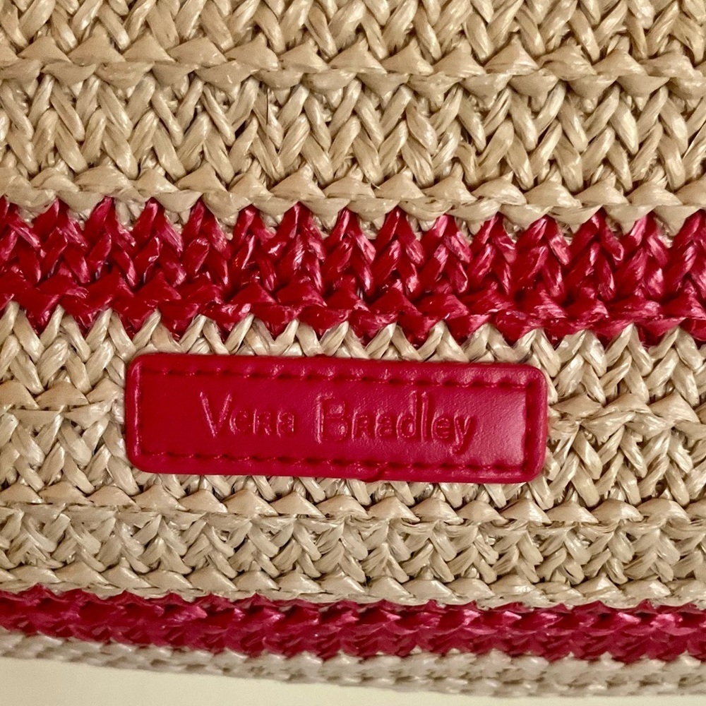 Vera Bradley Rumba Straw Beach Tote - Picture 5 of 6